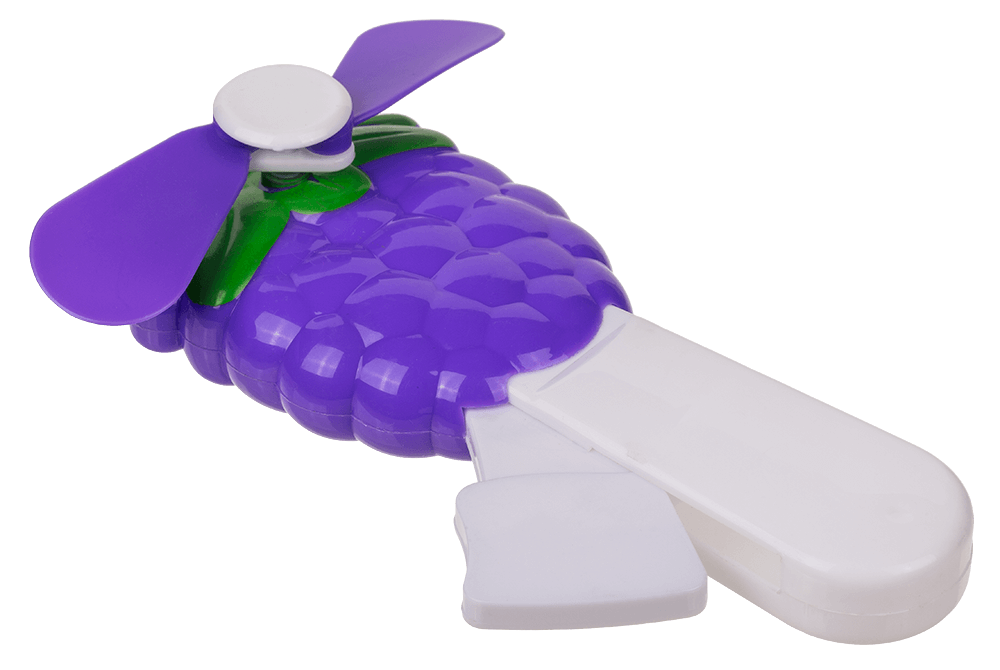 Handheld portable fan, Fruits, approx. 7 x 13,5
