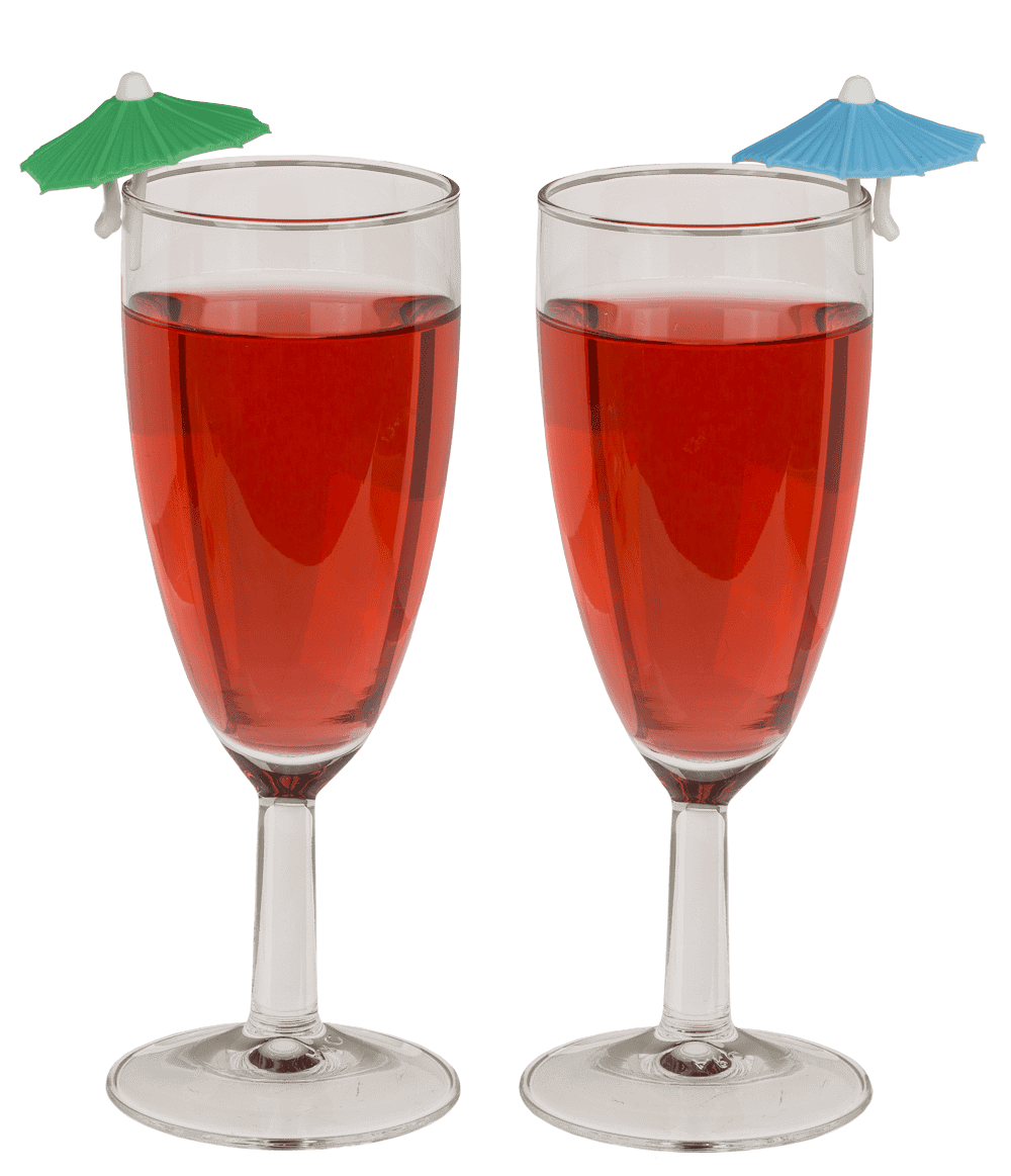 Glass marker, Cocktail umbrella , silicone,