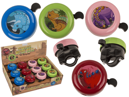 Metal bell for bicycles, Dinosaur,