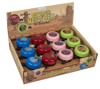 Metal bell for bicycles, Dinosaur,