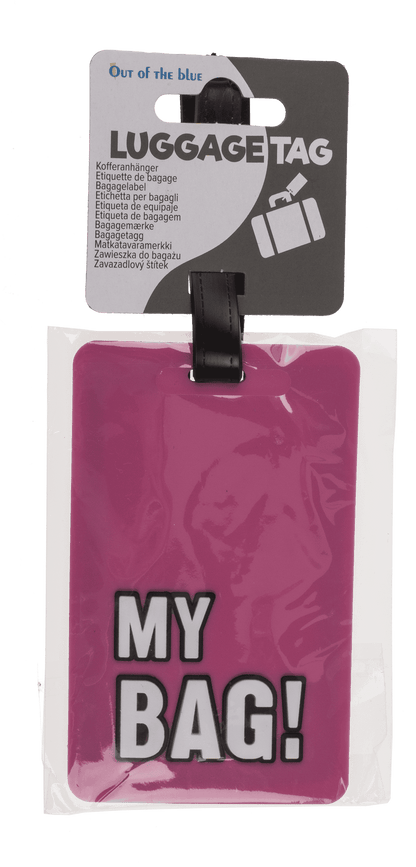 Luggage tags with English slogans,
