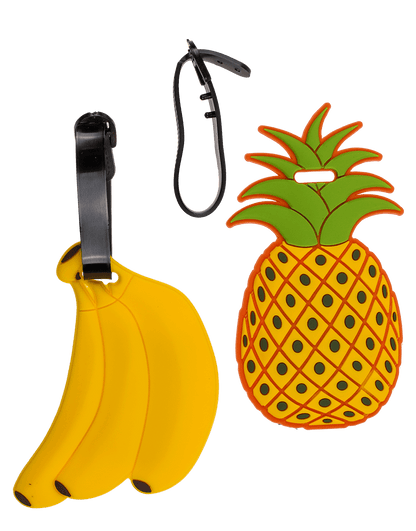 Plastic luggage tags, Fancy Collection,