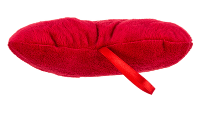 Red plush heart, Ich liebe Dich,