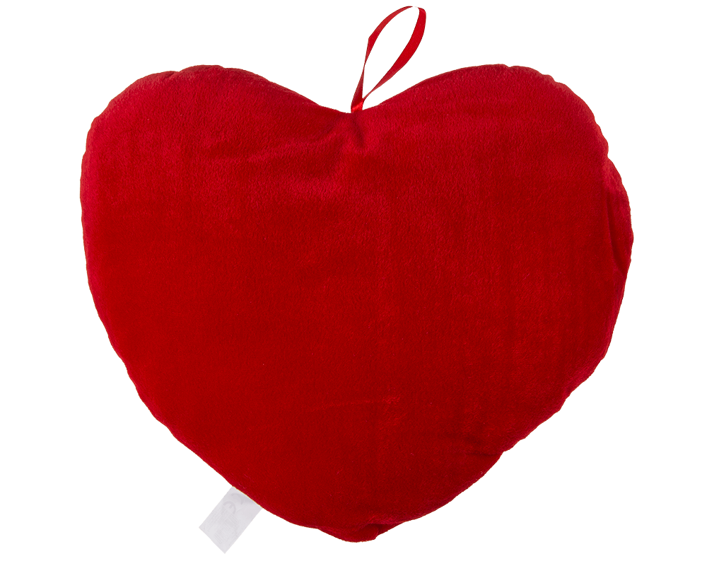 Red plush heart, Ich liebe Dich,