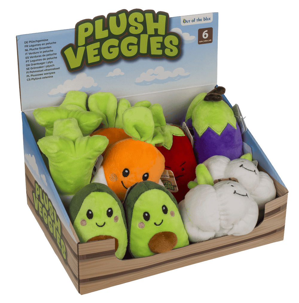 Plush Vegetables, 16 cm,