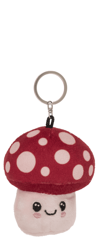 Metal keychain, Kawaii Mushroom,