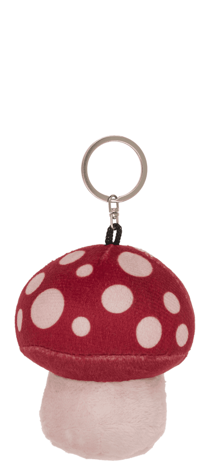Metal keychain, Kawaii Mushroom,
