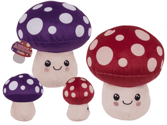 Plush Kawaii Mushroom, 20 cm,