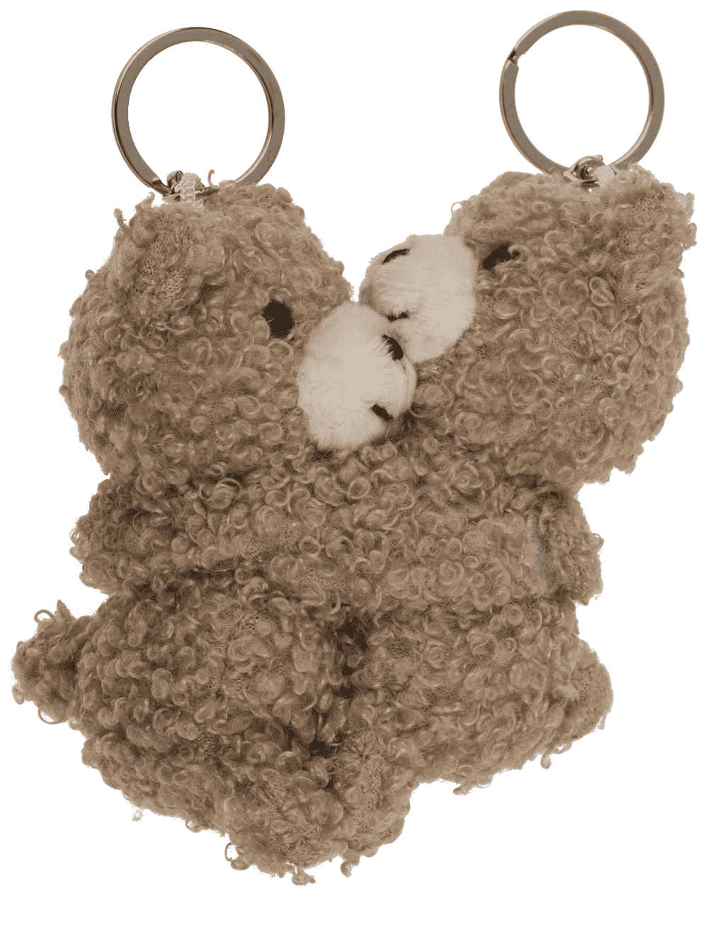 Metal keychain, Bears Hugging,