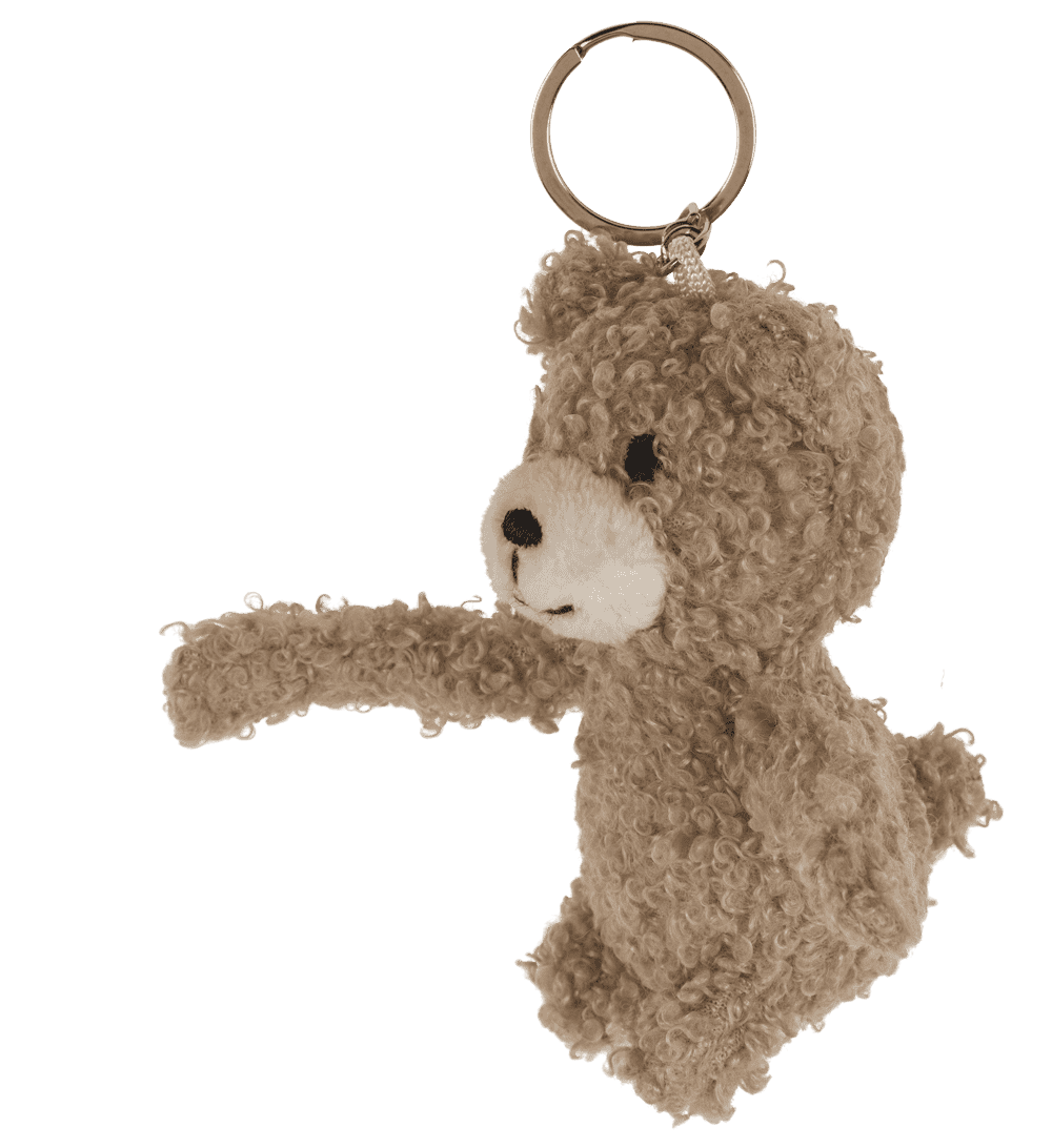 Metal keychain, Bears Hugging,