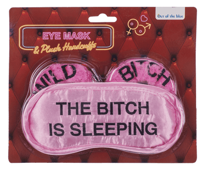 Plush Hand Cuffs & Eyemask, Sexy,