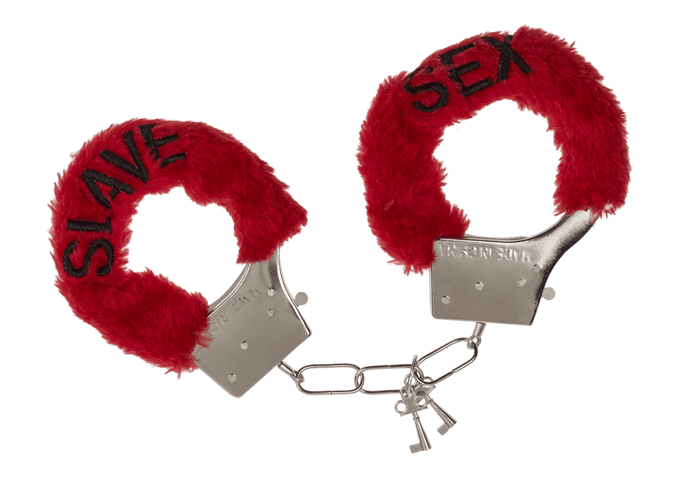 Plush Hand Cuffs & Eyemask, Sexy,