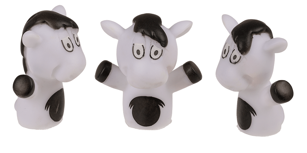 Finger puppet, Farmyard animals, 6-8 cm,