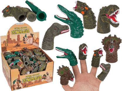 Finger puppet, Dinisaur, 6-8 cm,