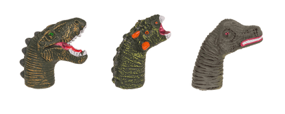 Finger puppet, Dinisaur, 6-8 cm,