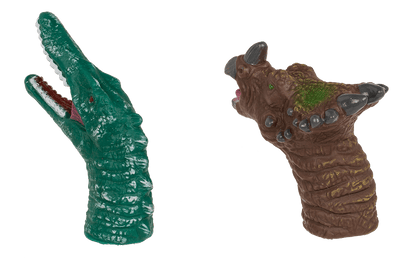 Finger puppet, Dinisaur, 6-8 cm,