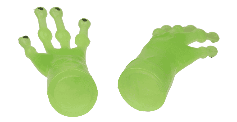 Finger puppet, Alien-Hands, Glow in the Dark,