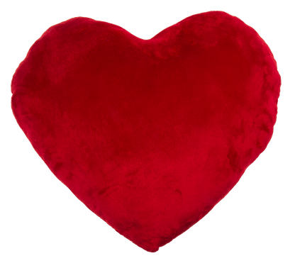 XXL-Red plush heart, JE T'AIME,