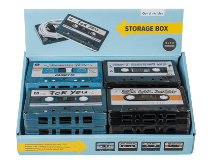 Metal storage box, Music cassette,