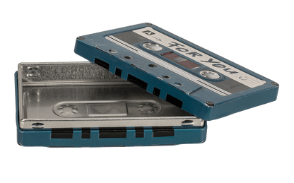 Metal storage box, Music cassette,