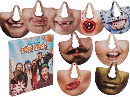 Party photo accessoires, nose masks,