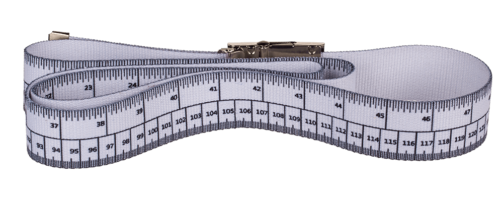 Diet Belt, ca. 155 x 3,8 cm, with metal buckle,