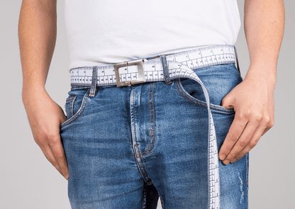 Diet Belt, ca. 155 x 3,8 cm, with metal buckle,