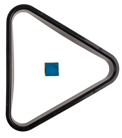 Wooden tabletop pool with 2 cues,