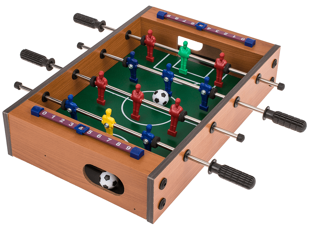 Wooden tabletop football, Kicker,