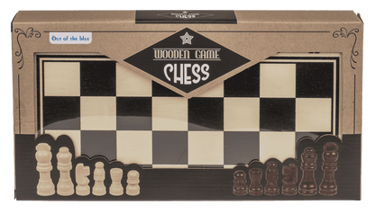 Wooden board game, chess,