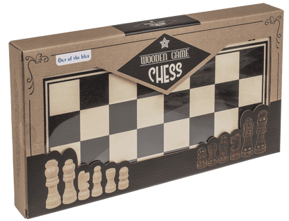 Wooden board game, chess,