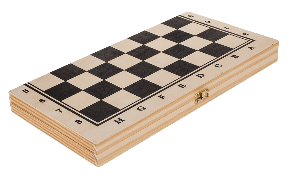 Wooden board game, chess,
