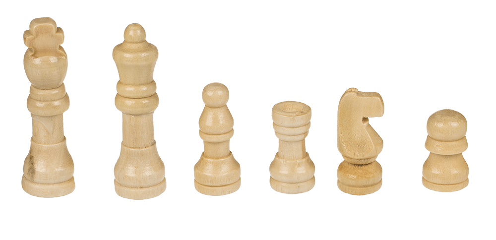 Wooden board game, chess,