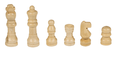 Wooden board game, chess,