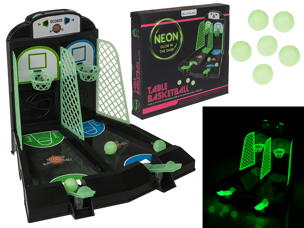 Desktop Basektball Game, Glow in the Dark,