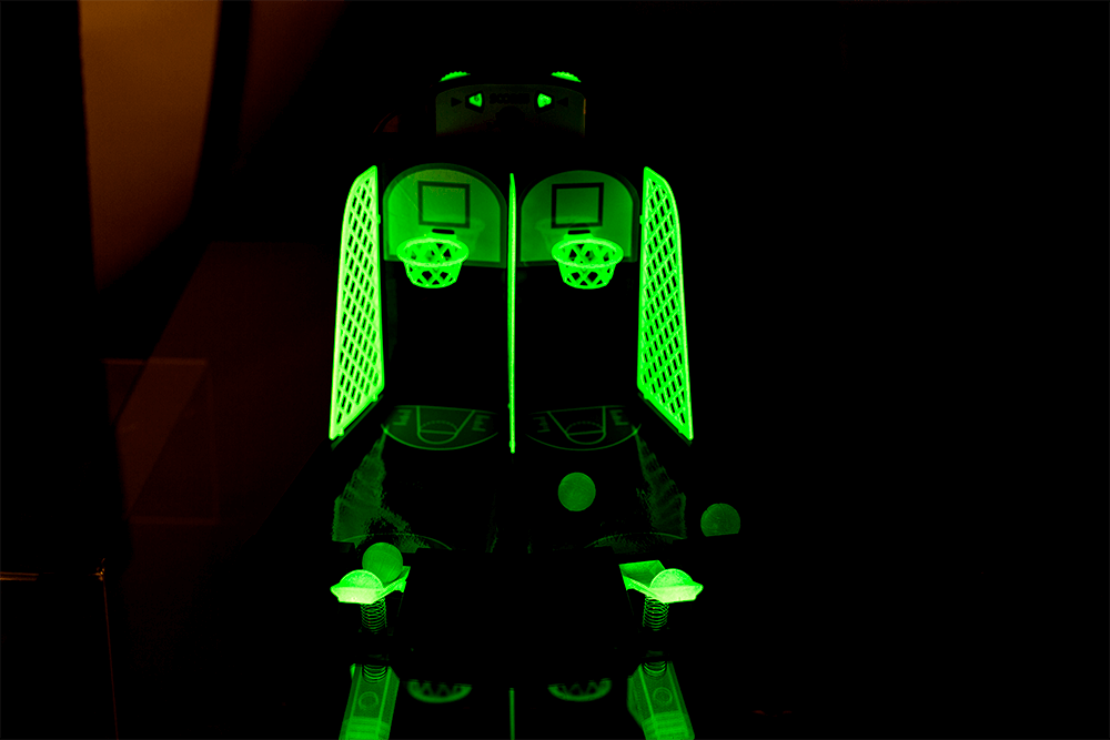 Desktop Basektball Game, Glow in the Dark,