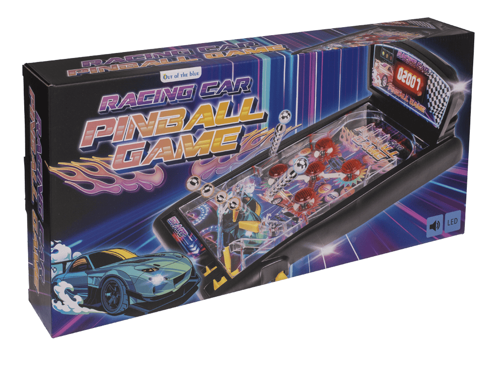 Racing Car Pinball Game, 43 x 25,5 x 17 cm,