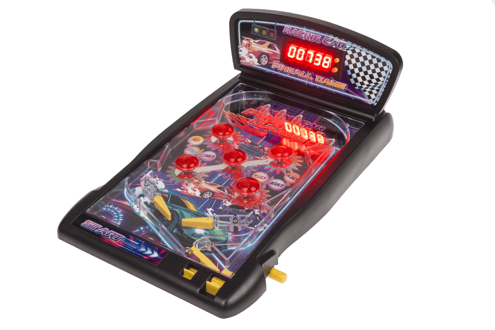 Racing Car Pinball Game, 43 x 25,5 x 17 cm,