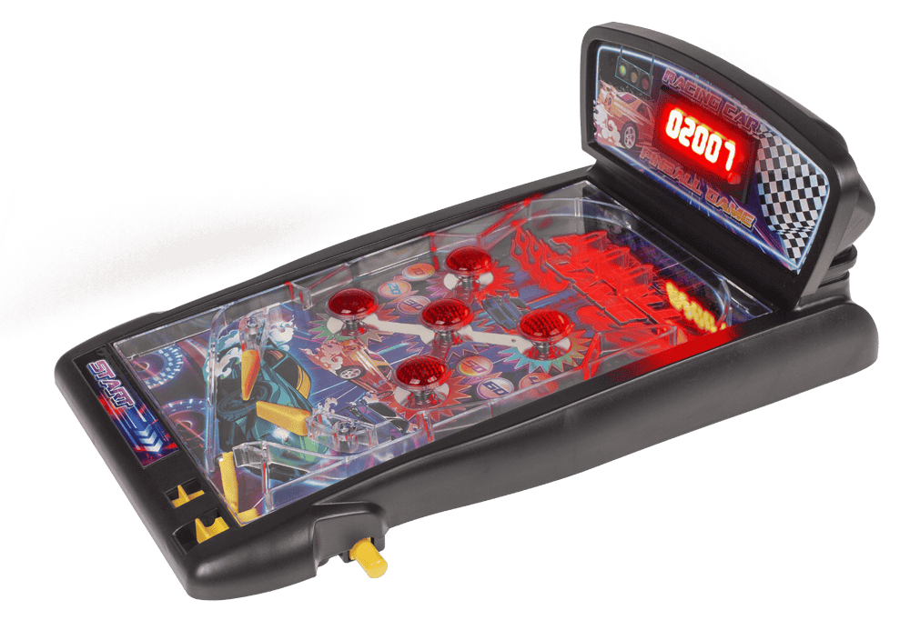 Racing Car Pinball Game, 43 x 25,5 x 17 cm,
