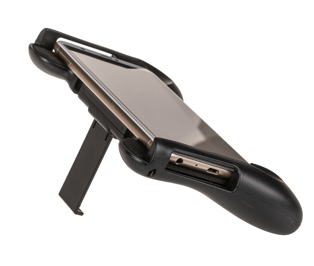 Smartphone holder, controller,