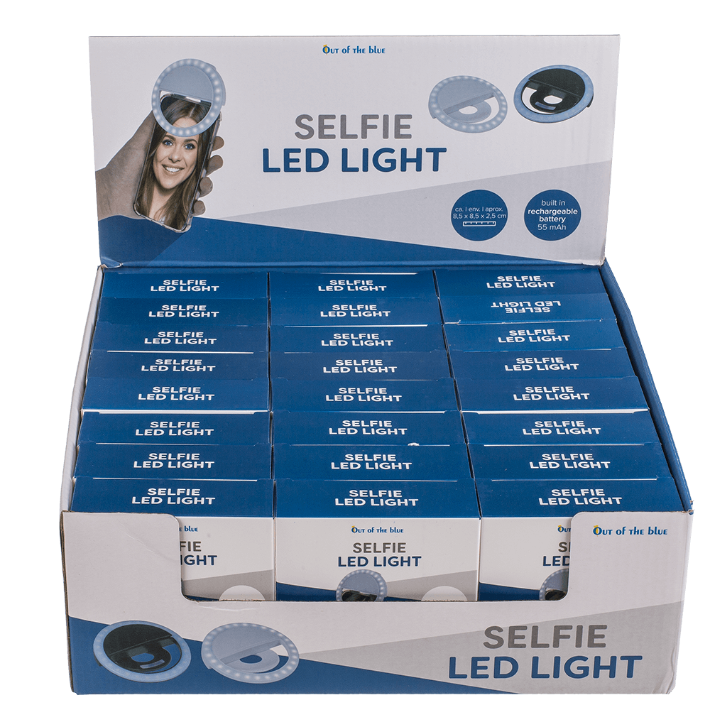 Selfie LED Light, with 28 LED, rechargeable,