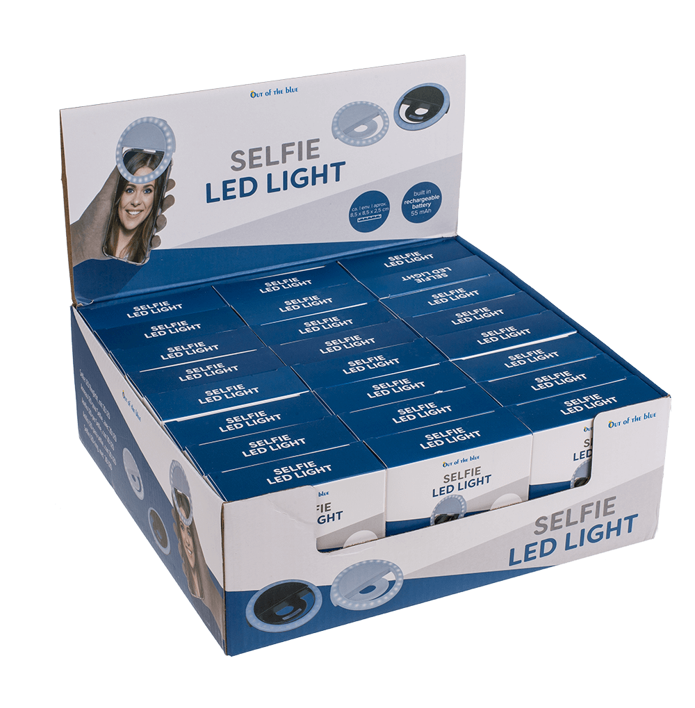 Selfie LED Light, with 28 LED, rechargeable,
