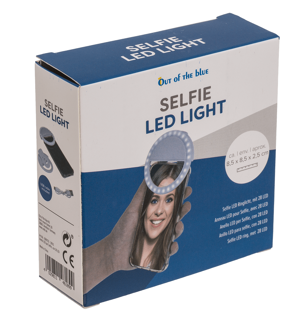 Selfie LED Light, with 28 LED, rechargeable,