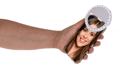 Selfie LED Light, with 28 LED, rechargeable,