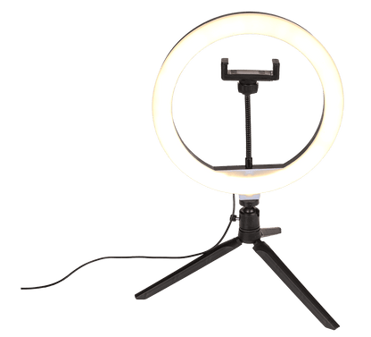 USB LED light ring, with 3 intensities,