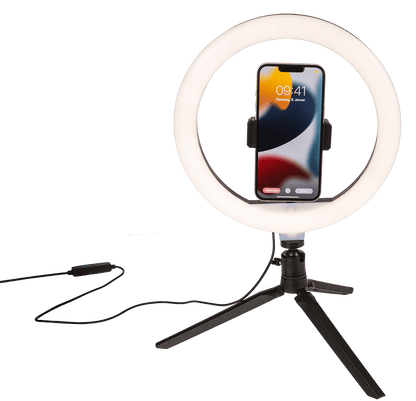 USB LED light ring, with 3 intensities,