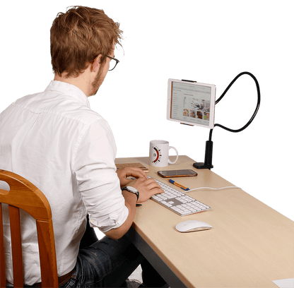 Telephone/Tablet Holder with flexible tube,