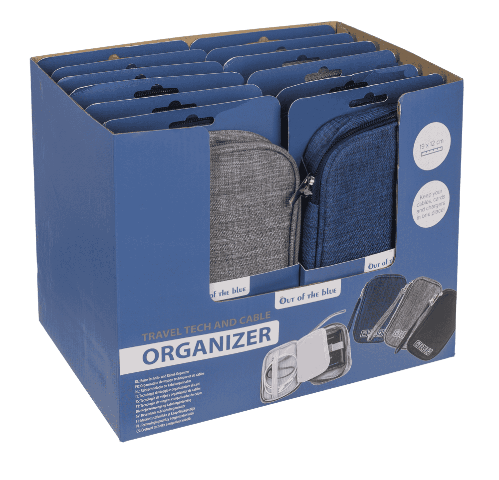 Travel Tech and Cable Organizer, 19 x 12 cm,