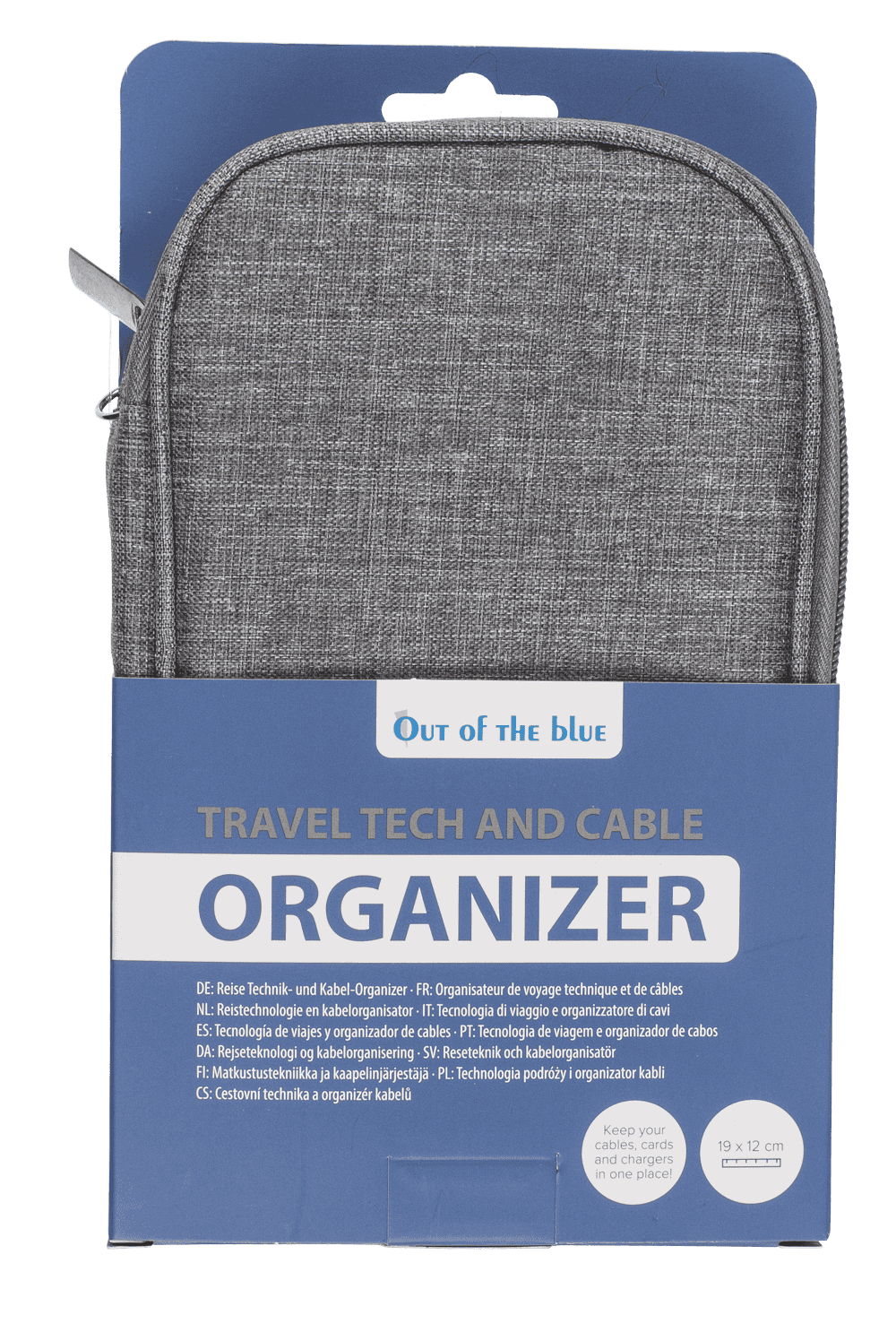 Travel Tech and Cable Organizer, 19 x 12 cm,