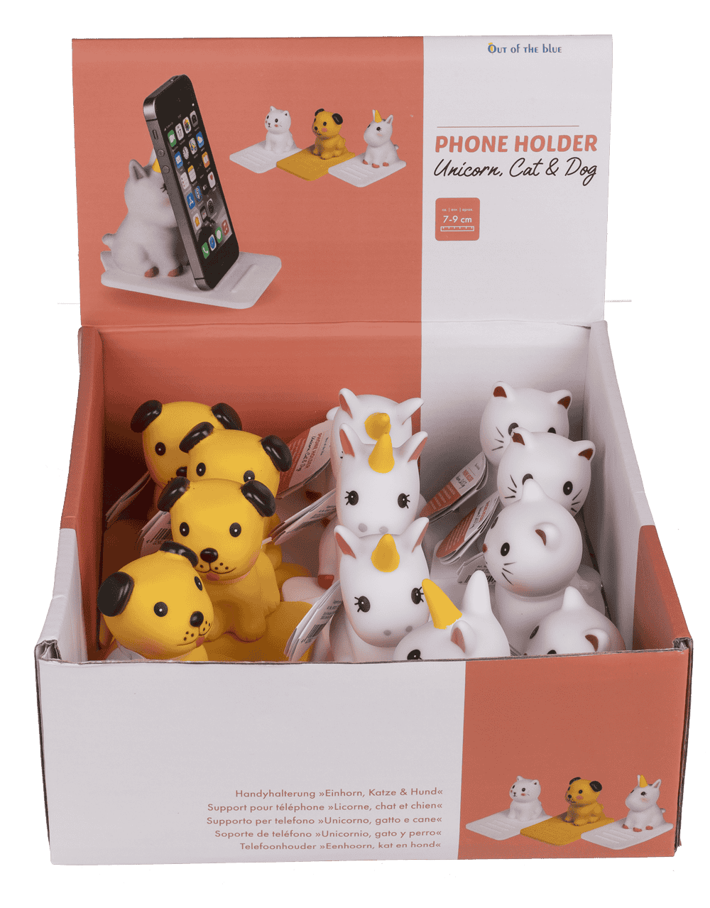 Phone holder, Animals, ca. 9,5 x 7 cm,